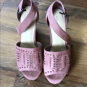 Mauve Suede High Heel sandals
